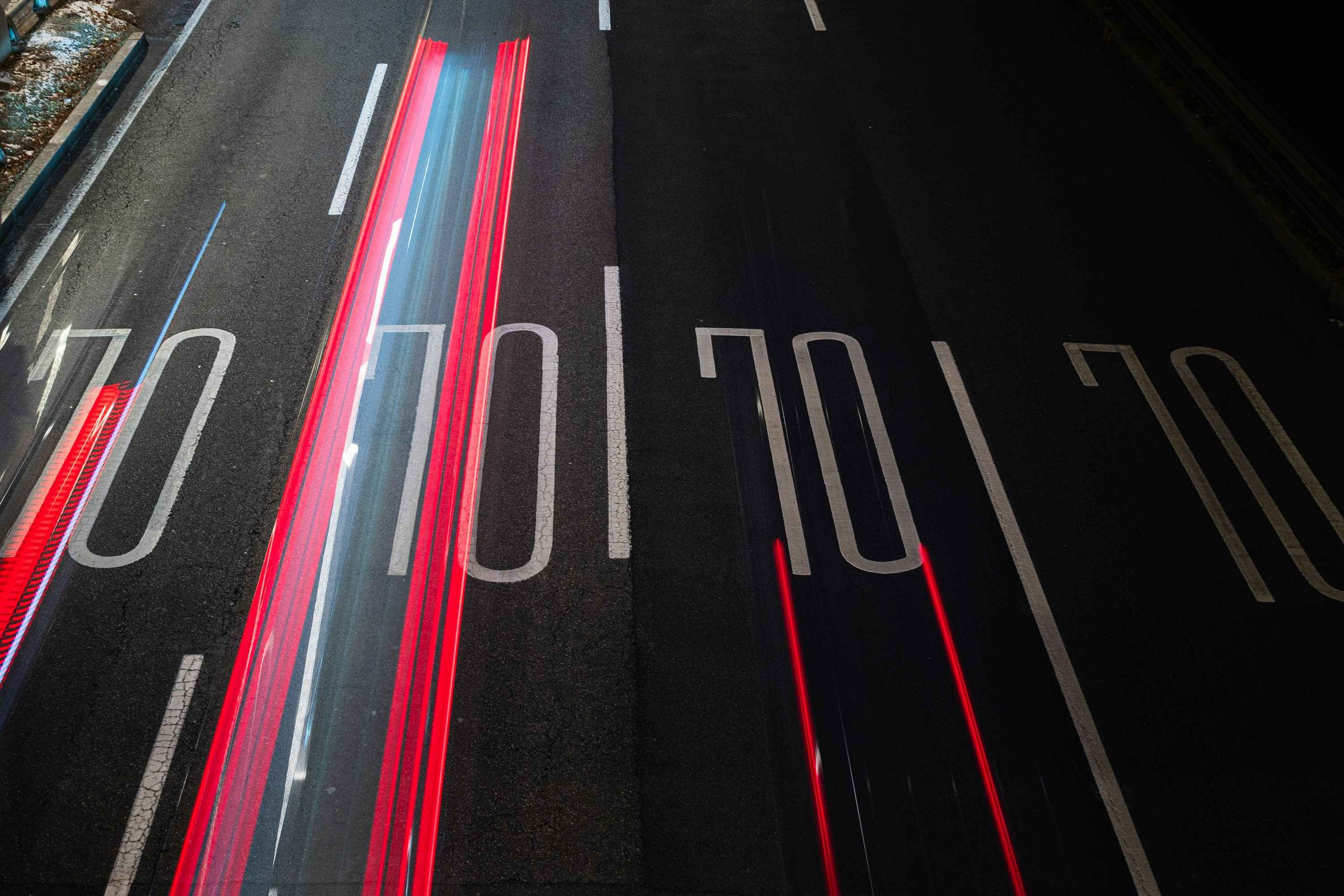 Dubai streets at night